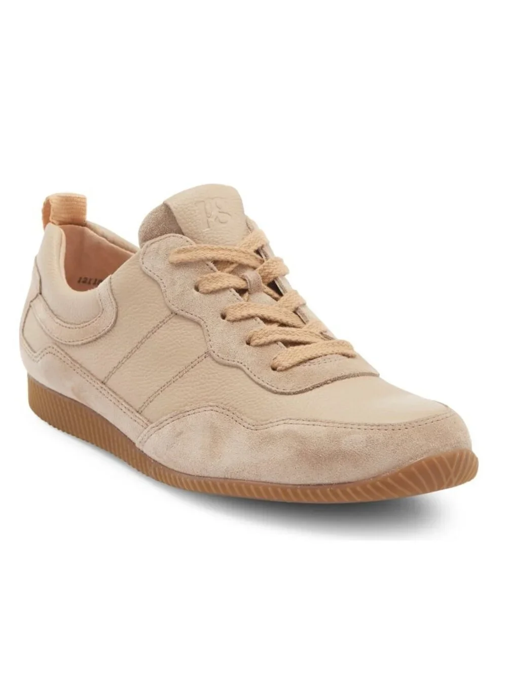 $470 Paul Green CHANTEL SNEAKER COMFORT ALMOND COMBO SUEDE LEATHER 9.5 (TF22)